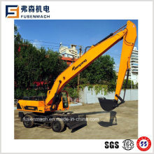 21t Long Boom Wheeled Hydraulic Digger